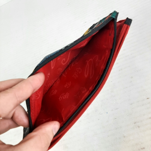 🛍Vera Bradley “From A to Vera” Magnetic Double Zip Envelope Wallet Clutch - Picture 5 of 6